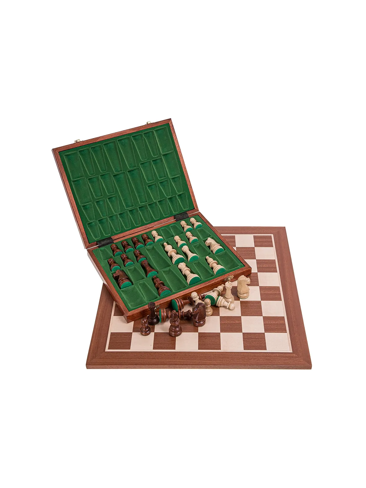 Profi Schach Set Nr 5 - Mahagoni Lux