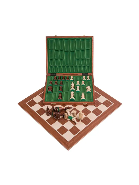 Profi Schach Set Nr 5 - Mahagoni Lux