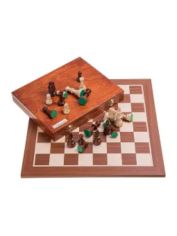 Profi Chess Set No 5 - Mahogany Lux