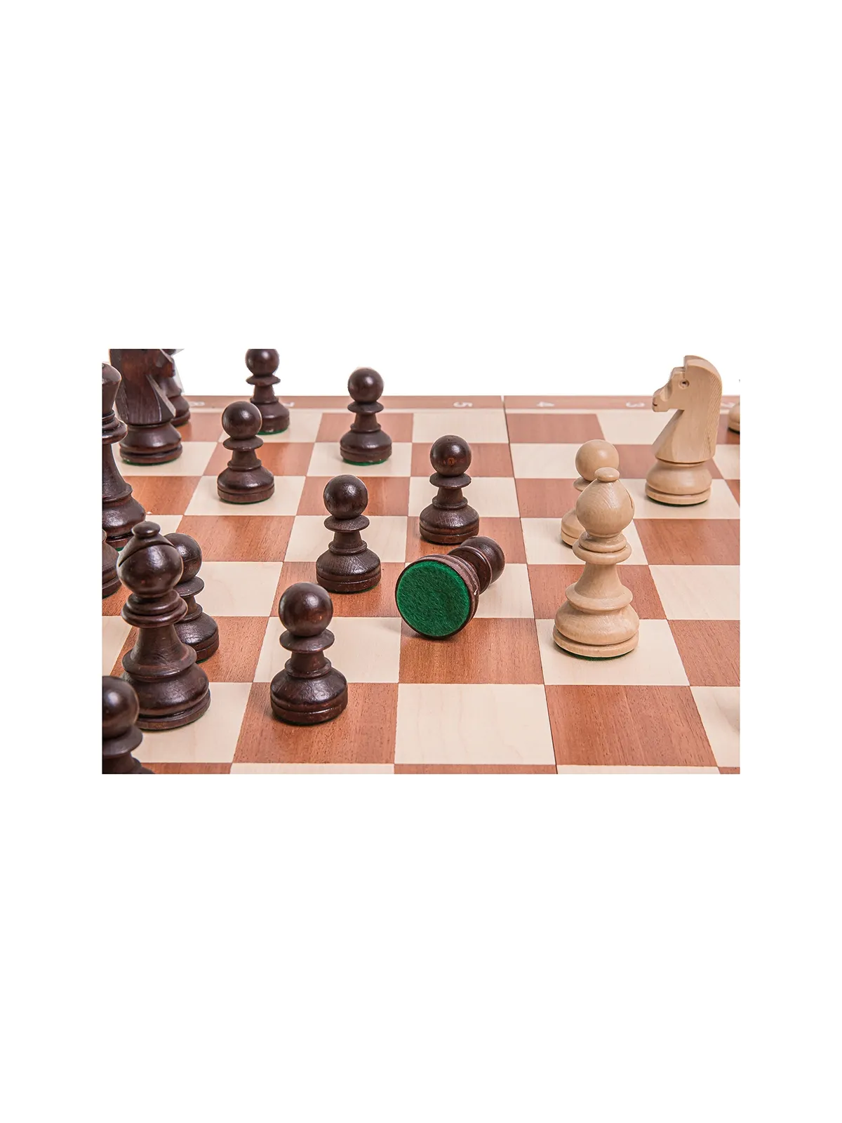 Schach Turnier Nr. 5 - Mahagoni WW