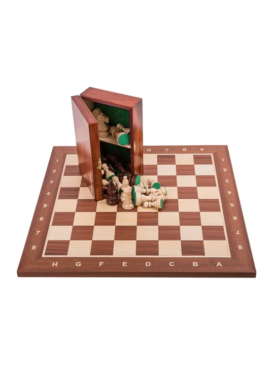 Profi Chess Set No 6 - Mahogany