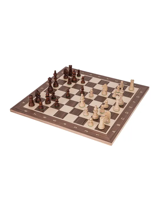 Profi Chess Set No 4 - Mahogany