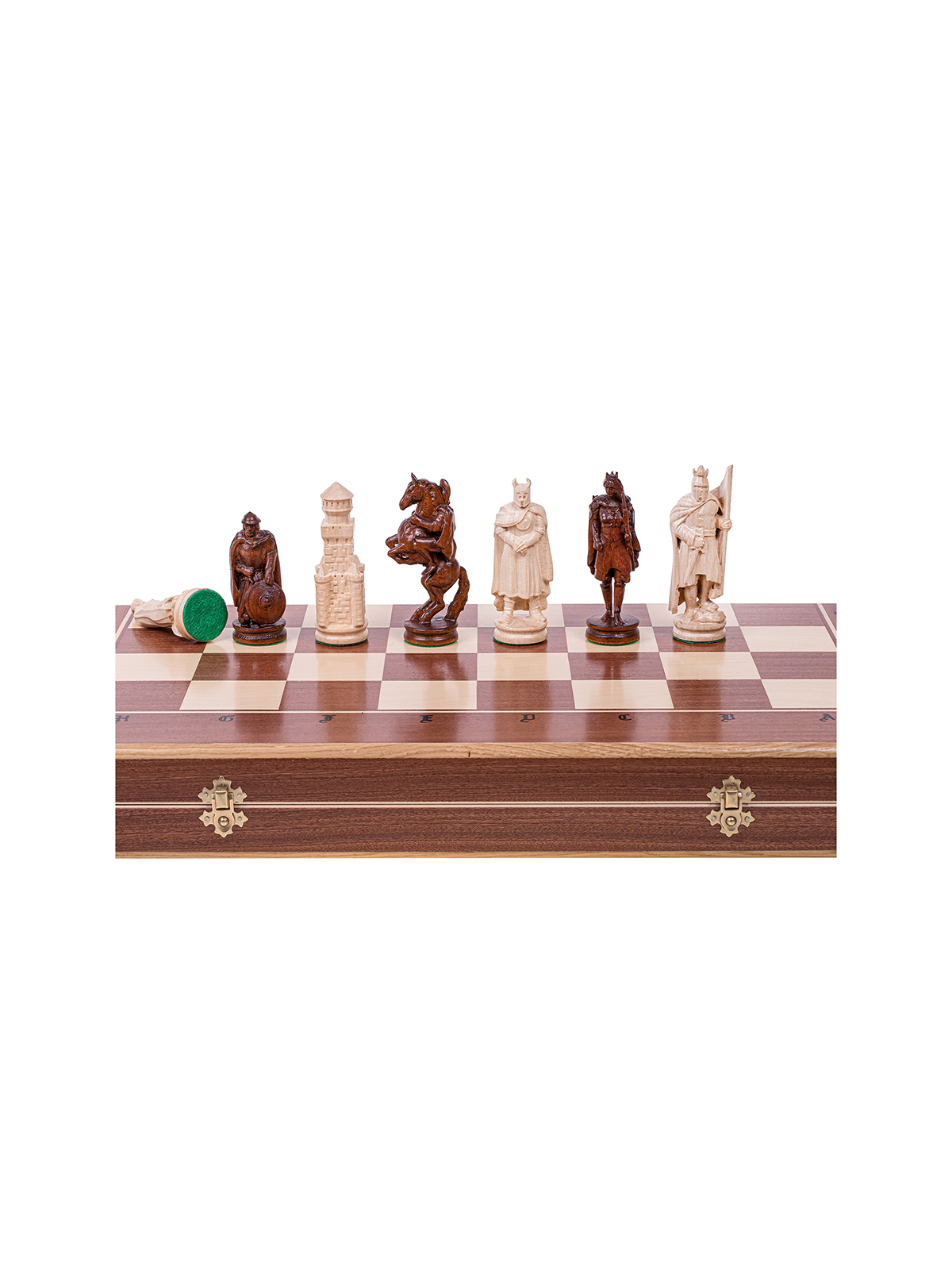Schach DONAU - Mahagoni - Online Schach Shop - sklep-szachy.mom