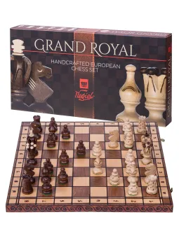 Szachy Drewniane GRAND ROYAL - sklep-szachy.mom