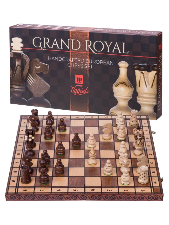 Szachy Drewniane GRAND ROYAL - sklep-szachy.mom