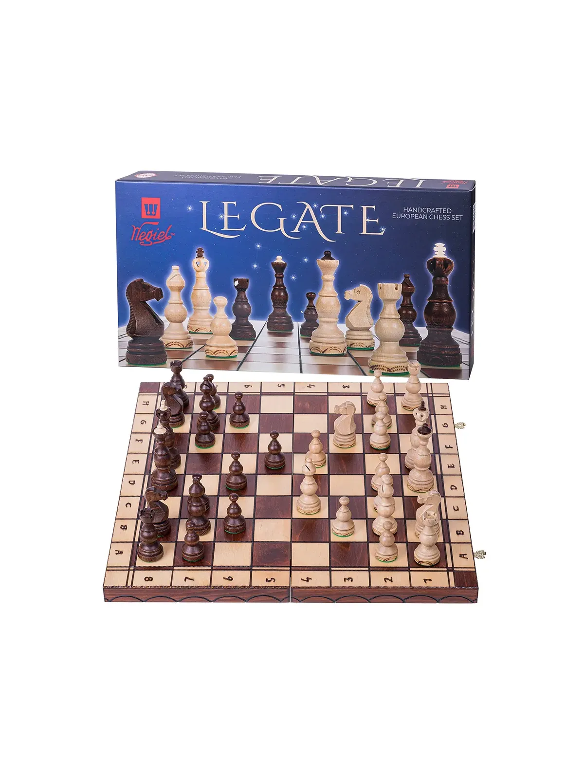 Wooden Chess Legate - Online Chess Shop -  sklep-szachy.mom