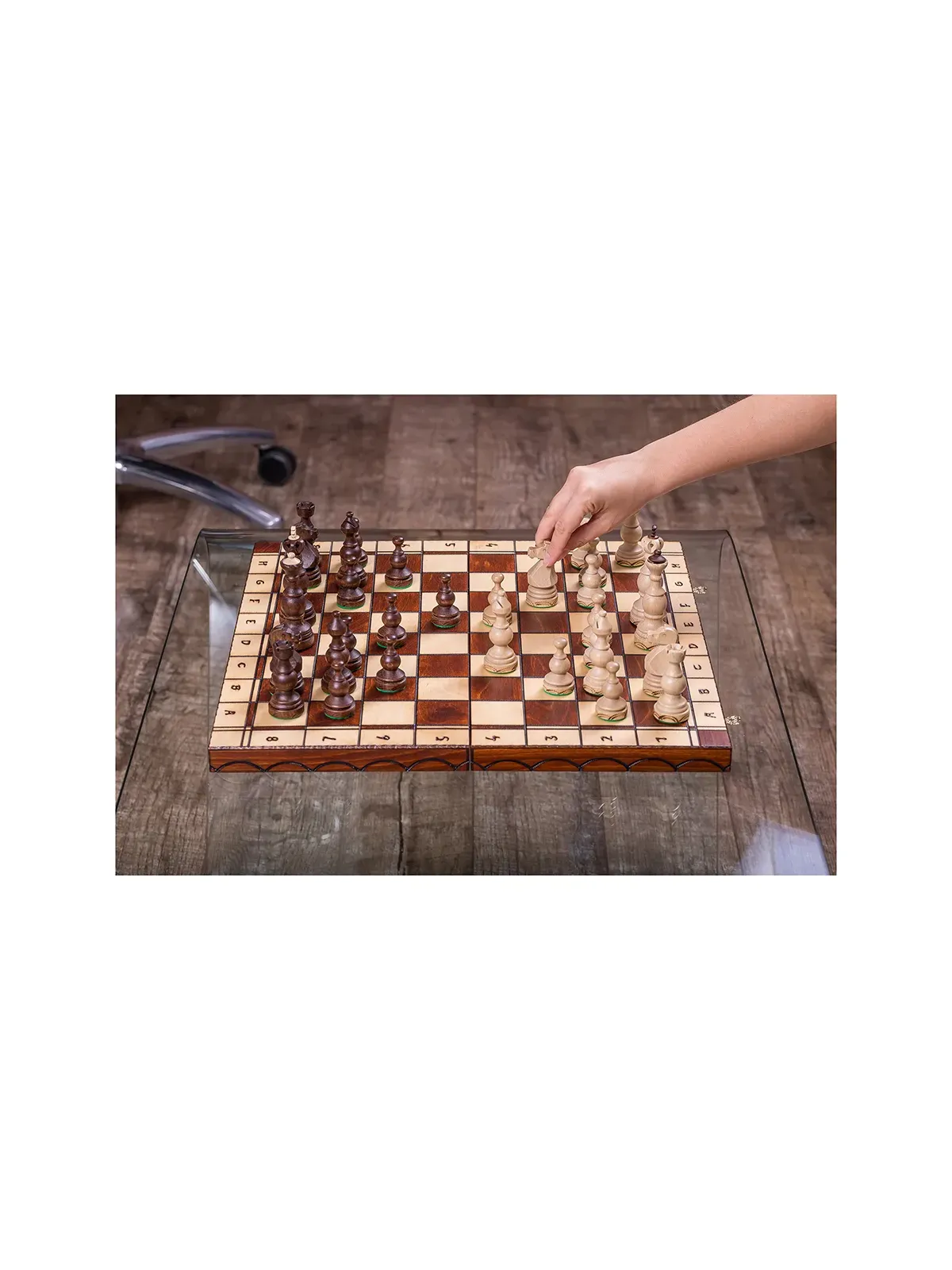 Schach aus Holz LEGATE - Online Schach Shop - sklep-szachy.mom