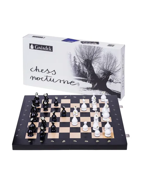 Wooden Chess Nocturne by Chopin - Online Chess Shop -  sklep-szachy.mom