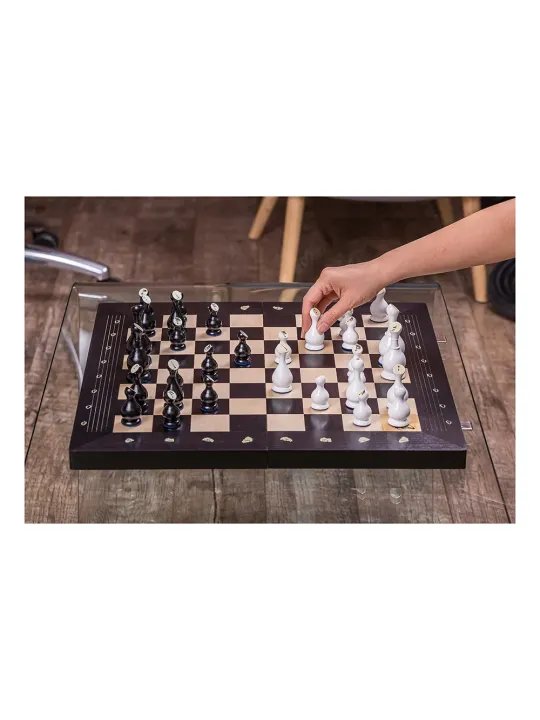 Wooden Chess Nocturne by Chopin - Online Chess Shop -  sklep-szachy.mom