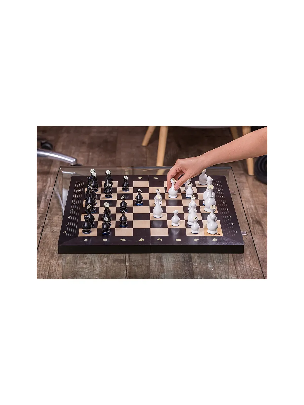 Wooden Chess Nocturne by Chopin - Online Chess Shop -  sklep-szachy.mom