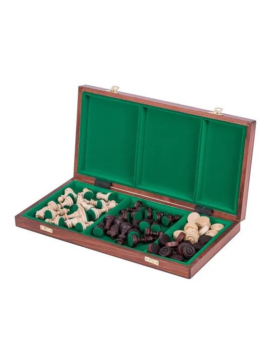 Schach + Dame - L - Online Schach Shop - sklep-szachy.mom