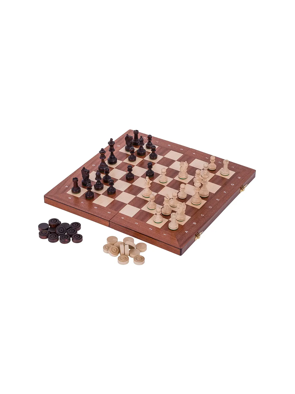 Schach + Dame - L - Online Schach Shop - sklep-szachy.mom