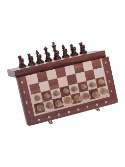Schach Magnetisch - Staunton 3  Mahagoni Schach Shop - sklep-szachy.mom