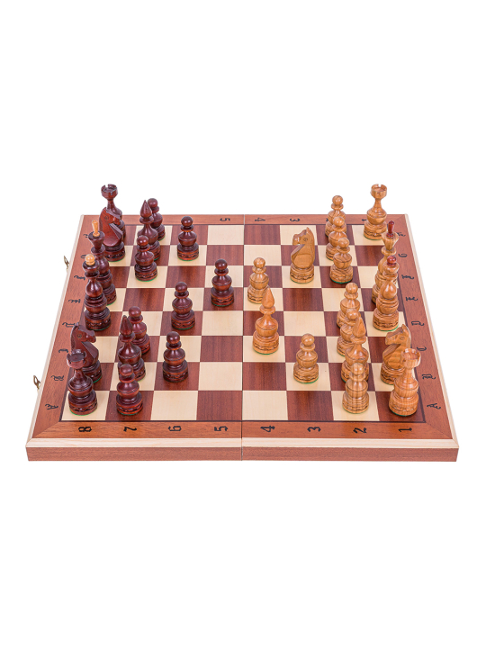 Schach Mosel - Mahagoni - Online Schach Shop - sklep-szachy.mom