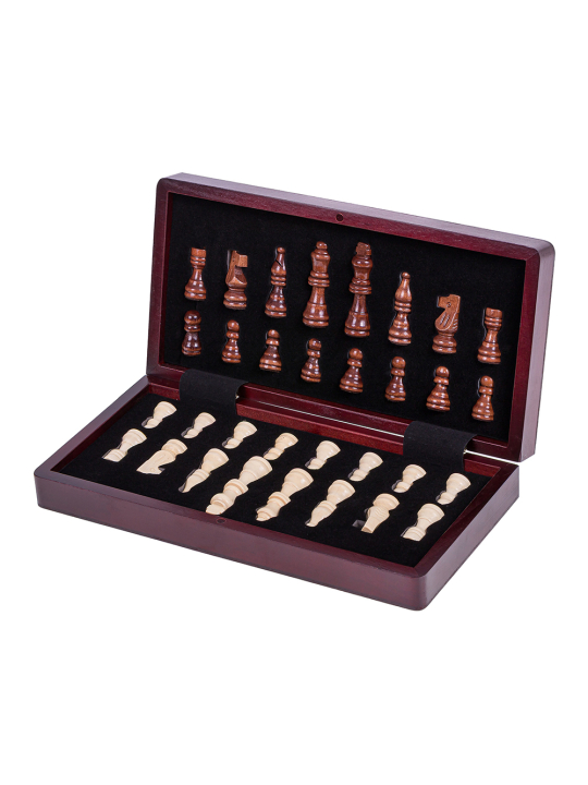 Chess Magnetic 290 - Mahogany - sklep-szachy.mom