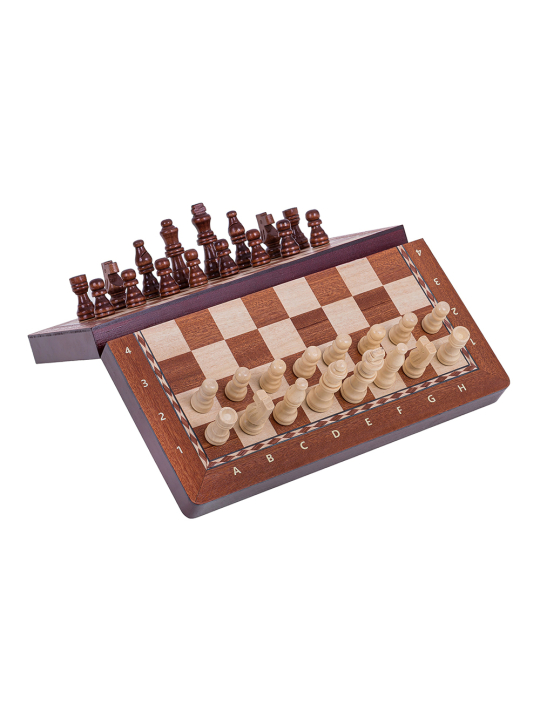 Chess Magnetic 290 - Mahogany - sklep-szachy.mom