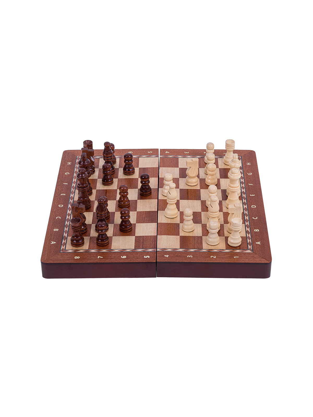 Chess Magnetic 290 - Mahogany - sklep-szachy.mom