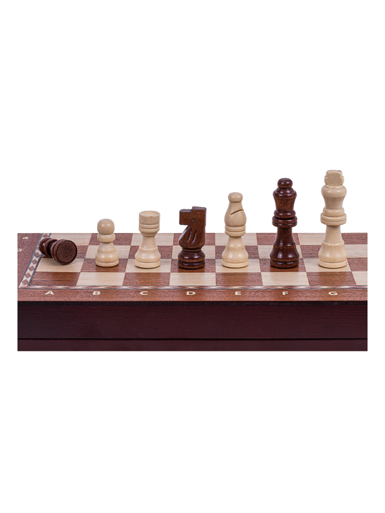 Chess Magnetic 290 - Mahogany - sklep-szachy.mom