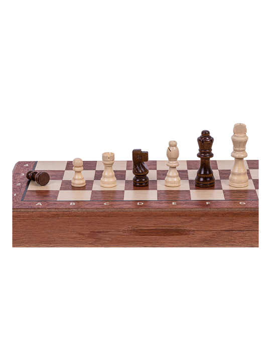 Chess Magnetic - Mahogany 380 - sklep-szachy.mom