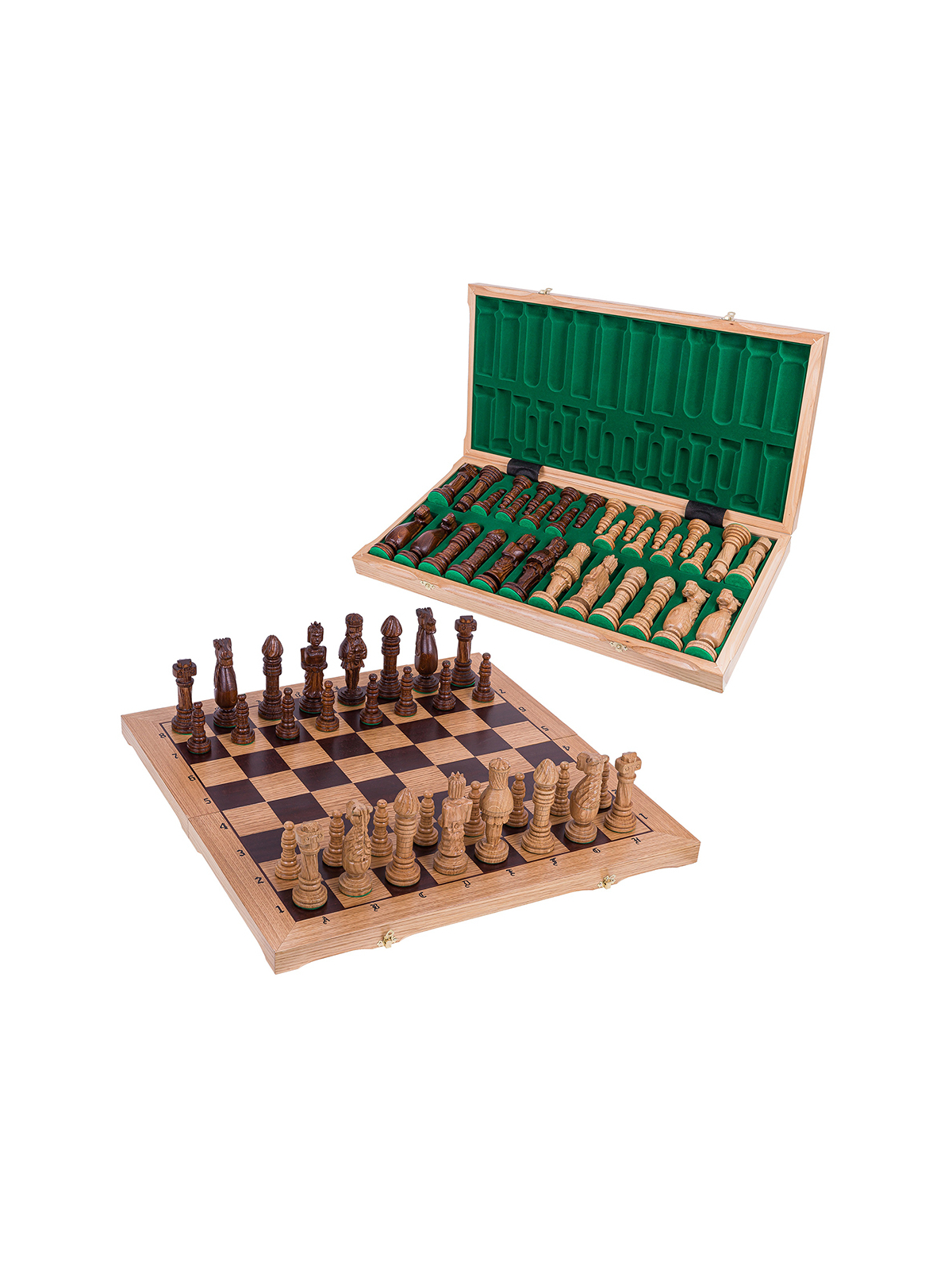 Schach Spanien - Eiche - Online Schach Shop - sklep-szachy.mom