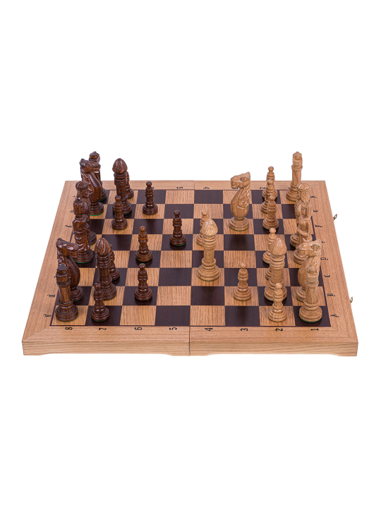Schach Spanien - Eiche - Online Schach Shop - sklep-szachy.mom