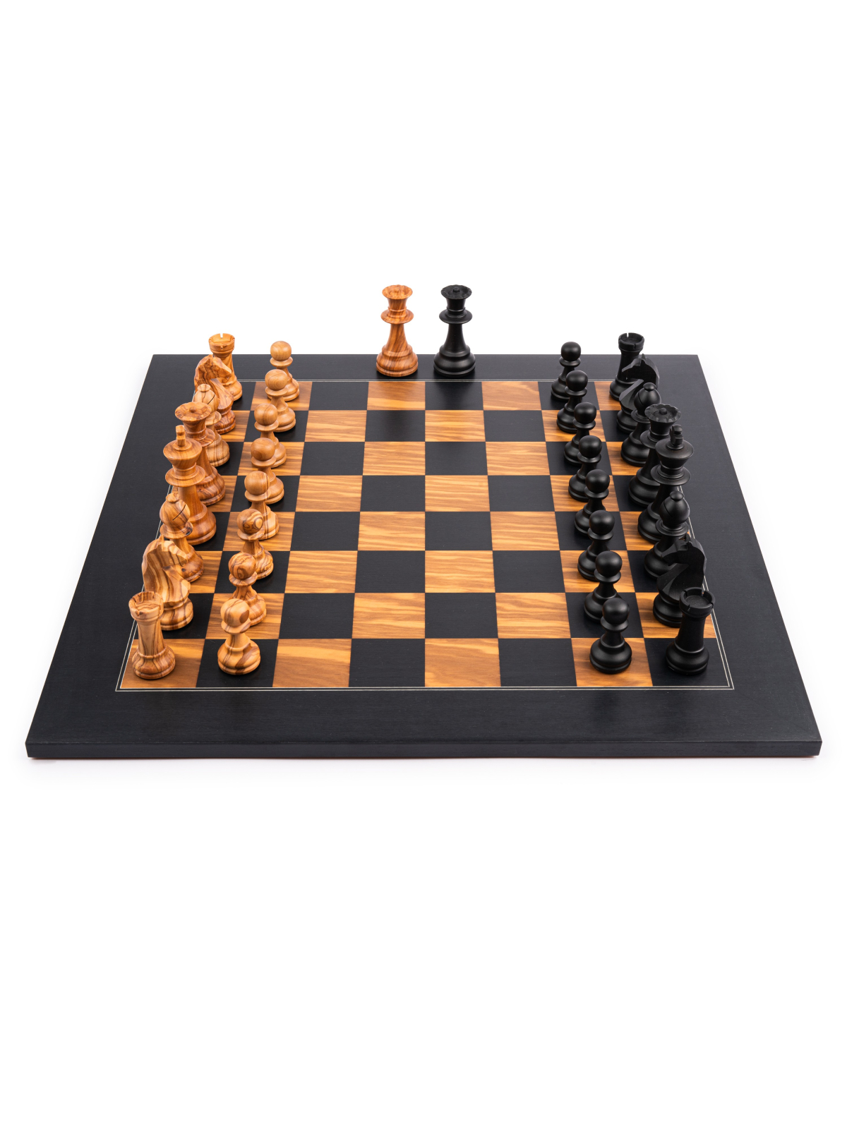 Black Olive Deluxe - Chess Set - Chess Shop - sklep-szachy.mom