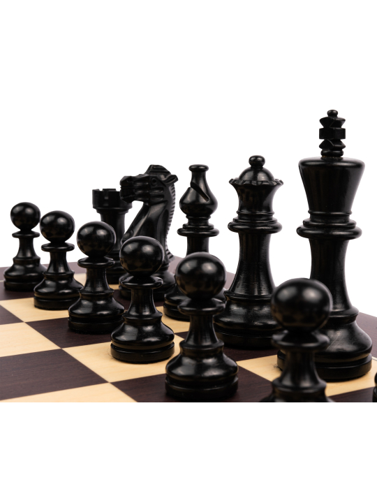 Wenge Barcelona Deluxe - Chess Set - Chess Shop - sklep-szachy.mom