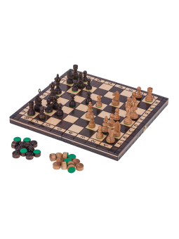 Schach + Dame - L - Online Schach Shop - sklep-szachy.mom