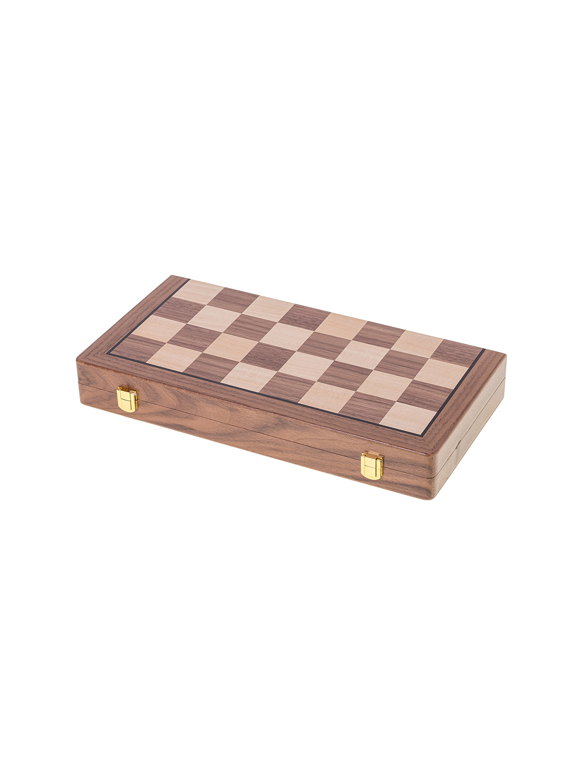 Szachy Warcaby Magnetyczne 380 - Orzech - sklep-szachy.mom