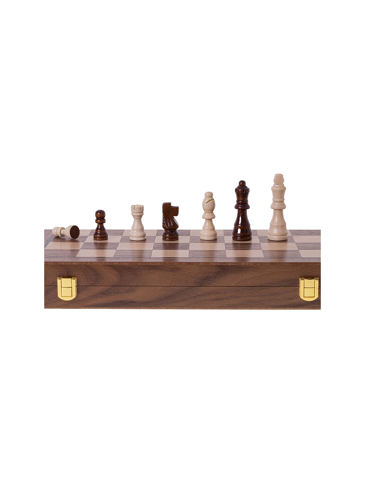 Schach Dame Magnetisch 380 - Nuss - sklep-szachy.mom