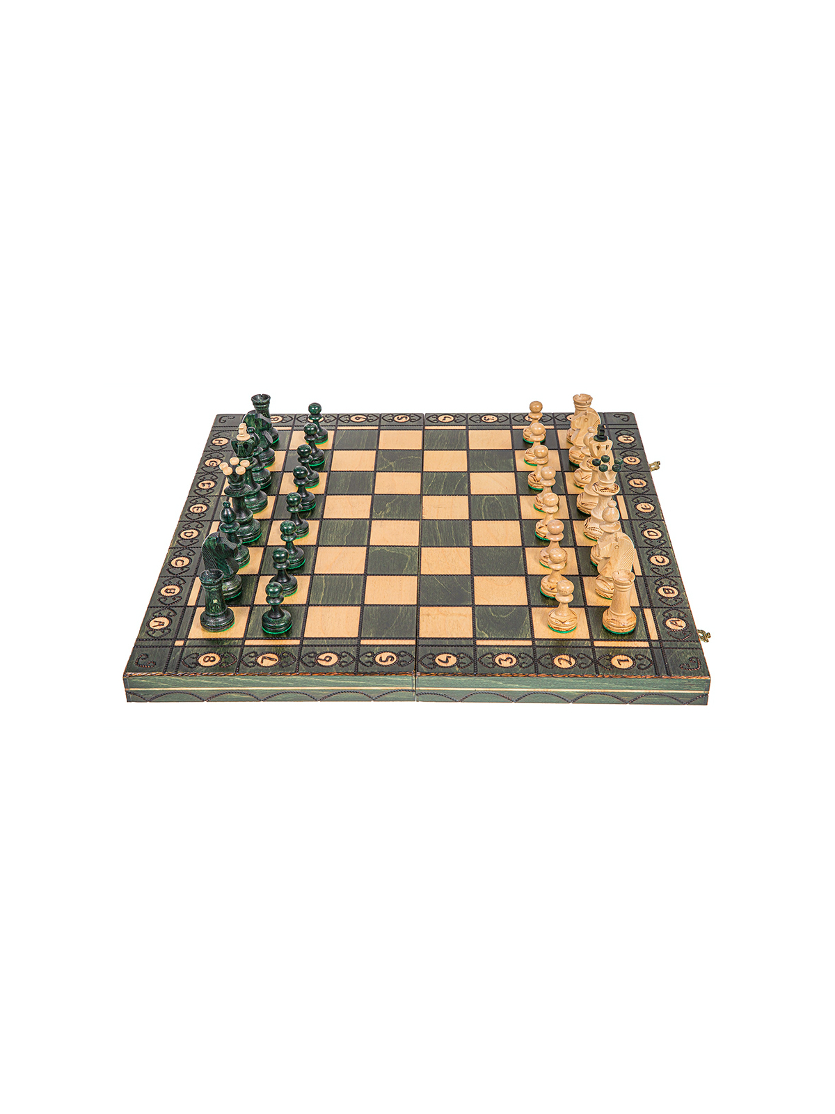 Schach Senator Grün - Online Schach Shop - sklep-szachy.mom