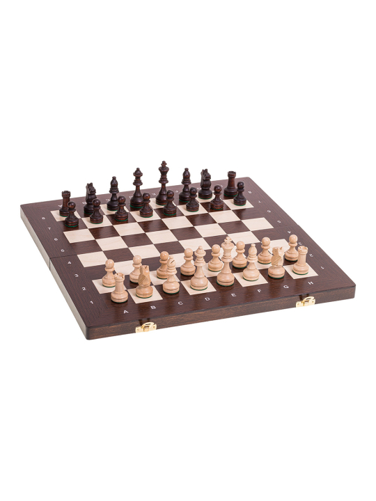 Schach aus Holz Turnier Nr. 4 - Wenge AG - Online Schach Shop - sklep-szachy.mom