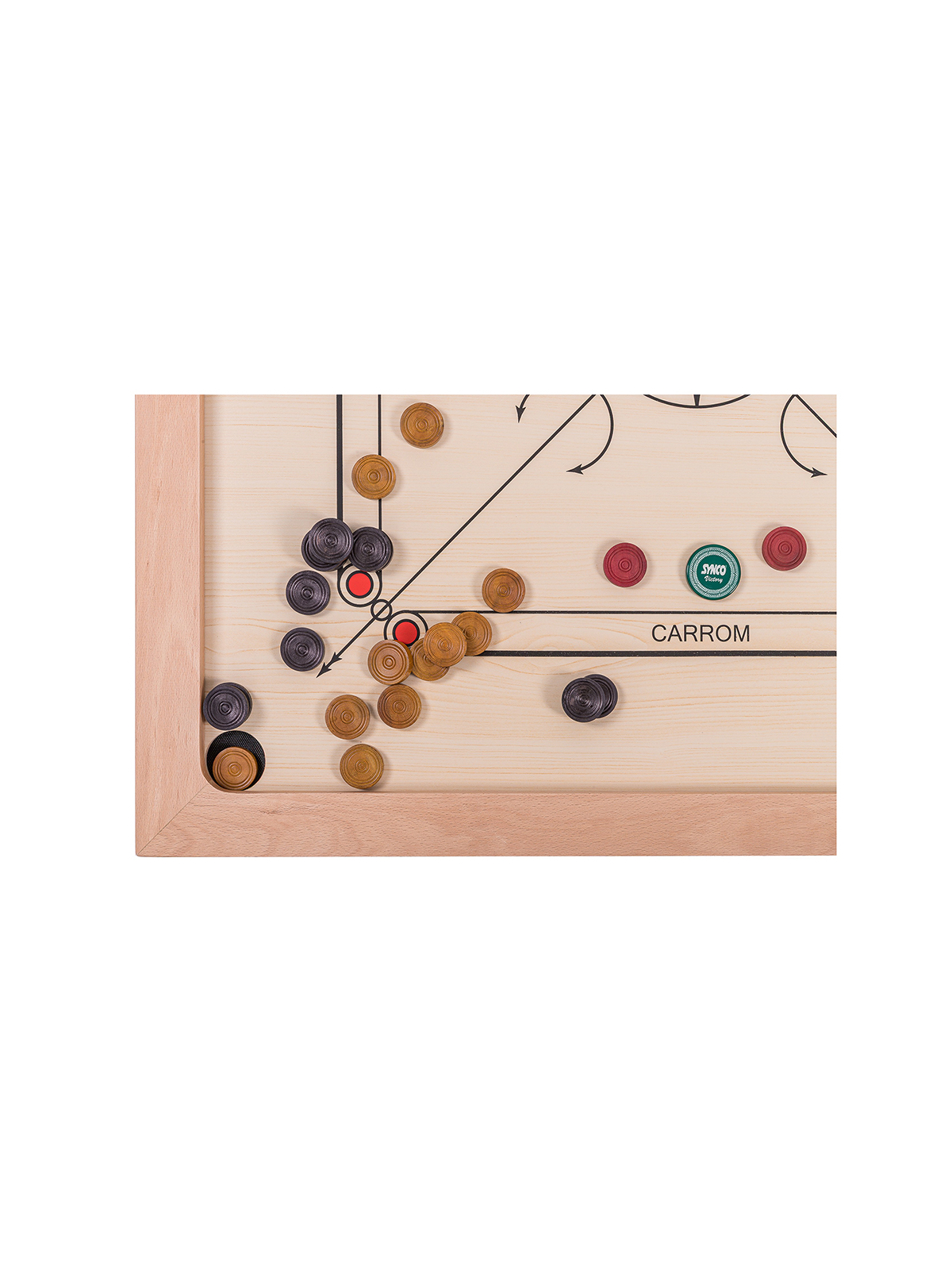 Indisches Billard - Carrom 840 Lux - sklep-szachy.mom