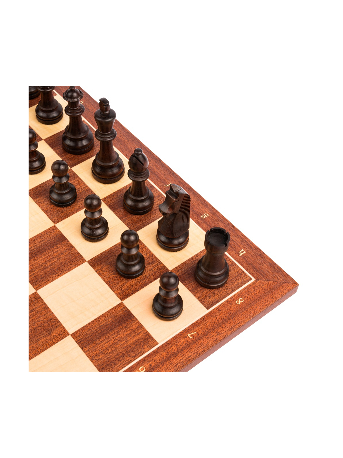 Mahogany Standard D - Chess Set - Chess Shop - sklep-szachy.mom