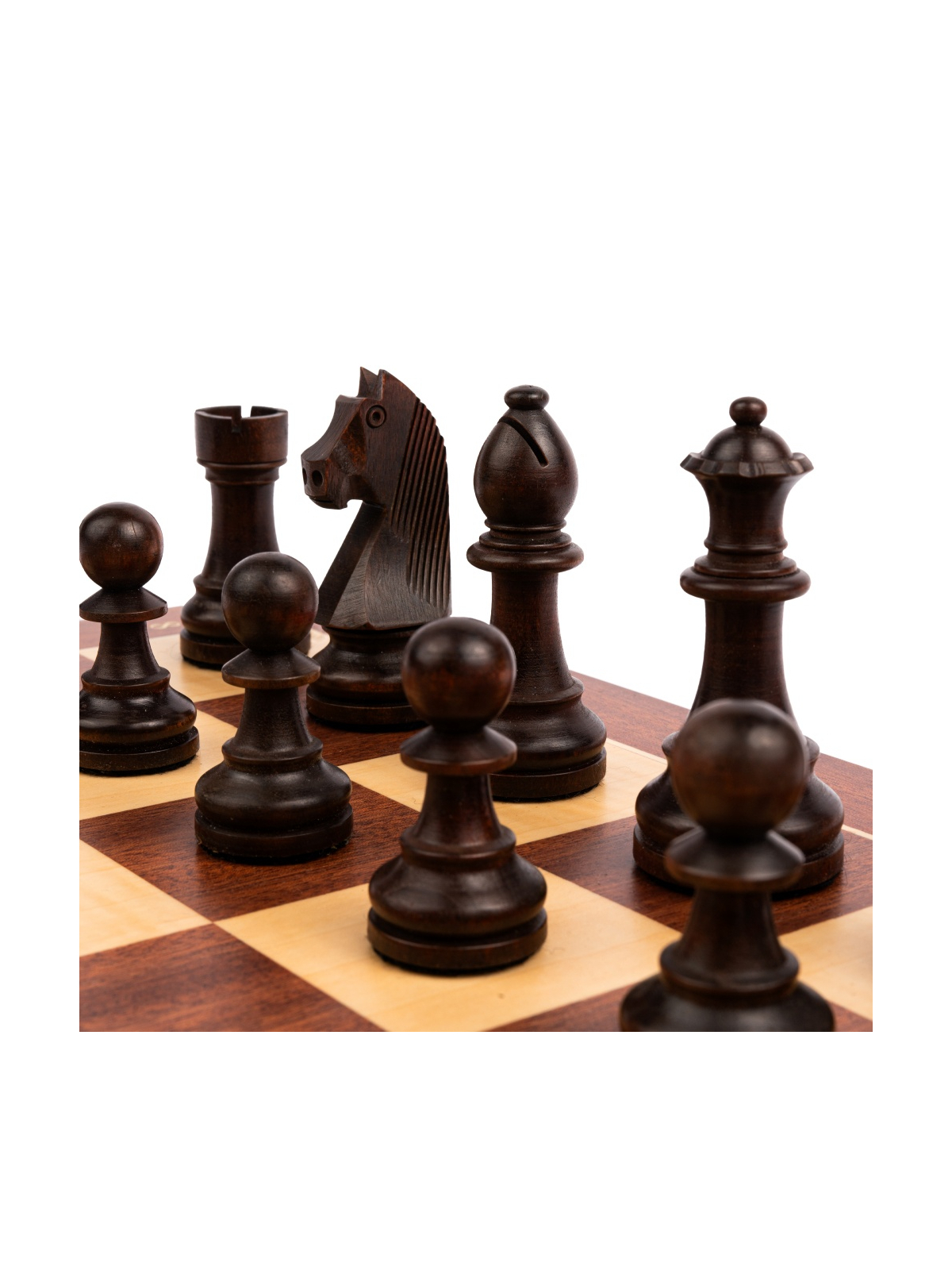 Walnut Standard D - Chess Set - Chess Shop - sklep-szachy.mom