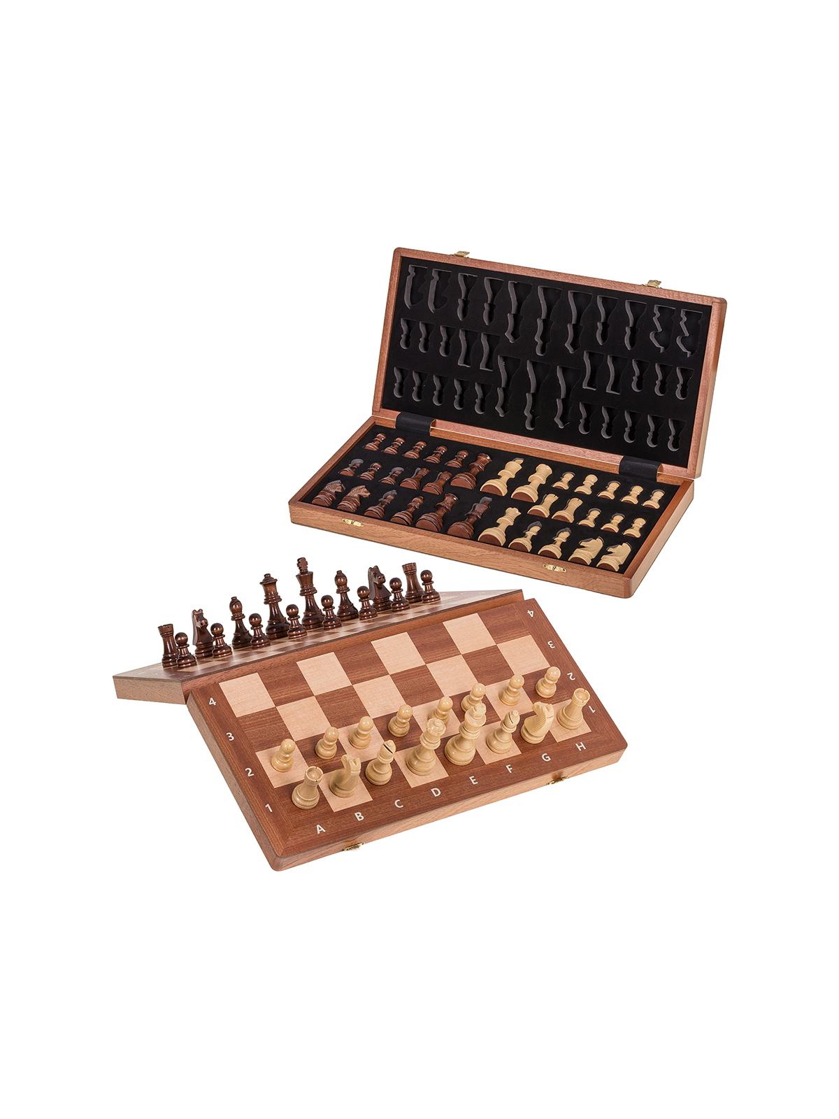 Magnetisch Schach Turnier 470 - Mahagoni - Online Schach Shop - sklep-szachy.mom
