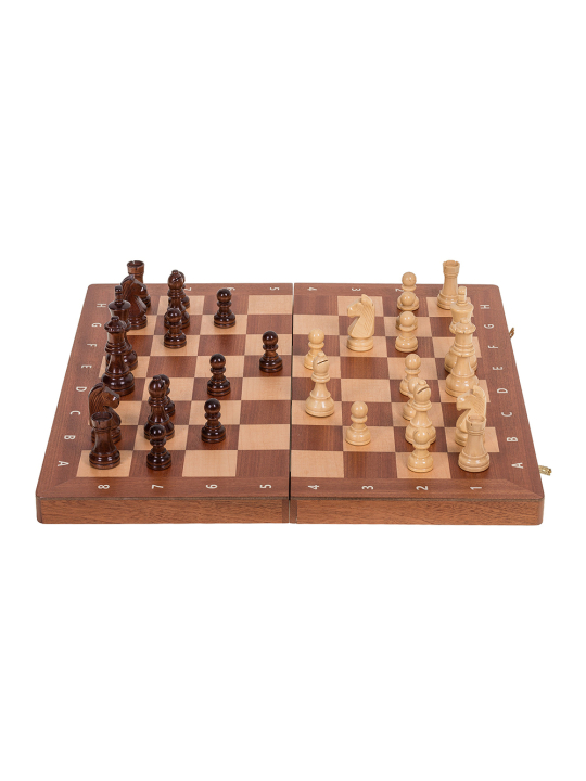 Magnetic Chess Tournament 470 - Mahogany - Online Chess Shop - sklep-szachy.mom