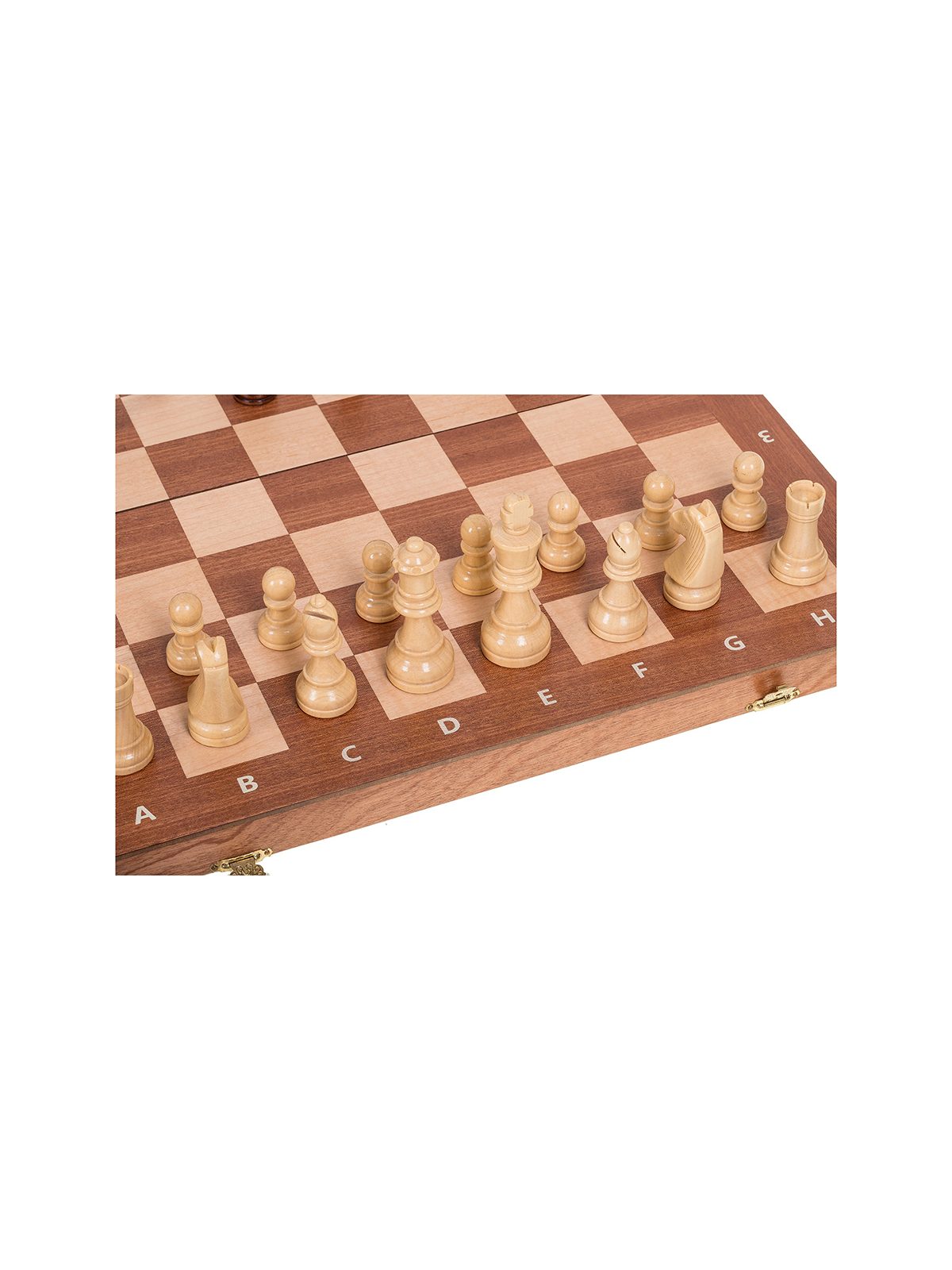 Magnetisch Schach Turnier 470 - Mahagoni - Online Schach Shop - sklep-szachy.mom
