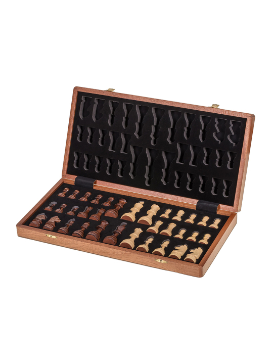 Magnetic Chess Tournament 470 - Mahogany - Online Chess Shop - sklep-szachy.mom