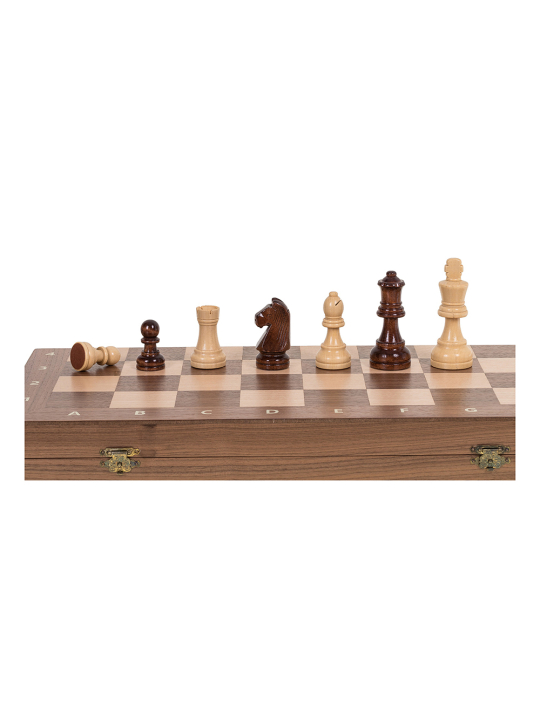 Magnetic Chess Tournament 470 - Walnut- Online Chess Shop - sklep-szachy.mom