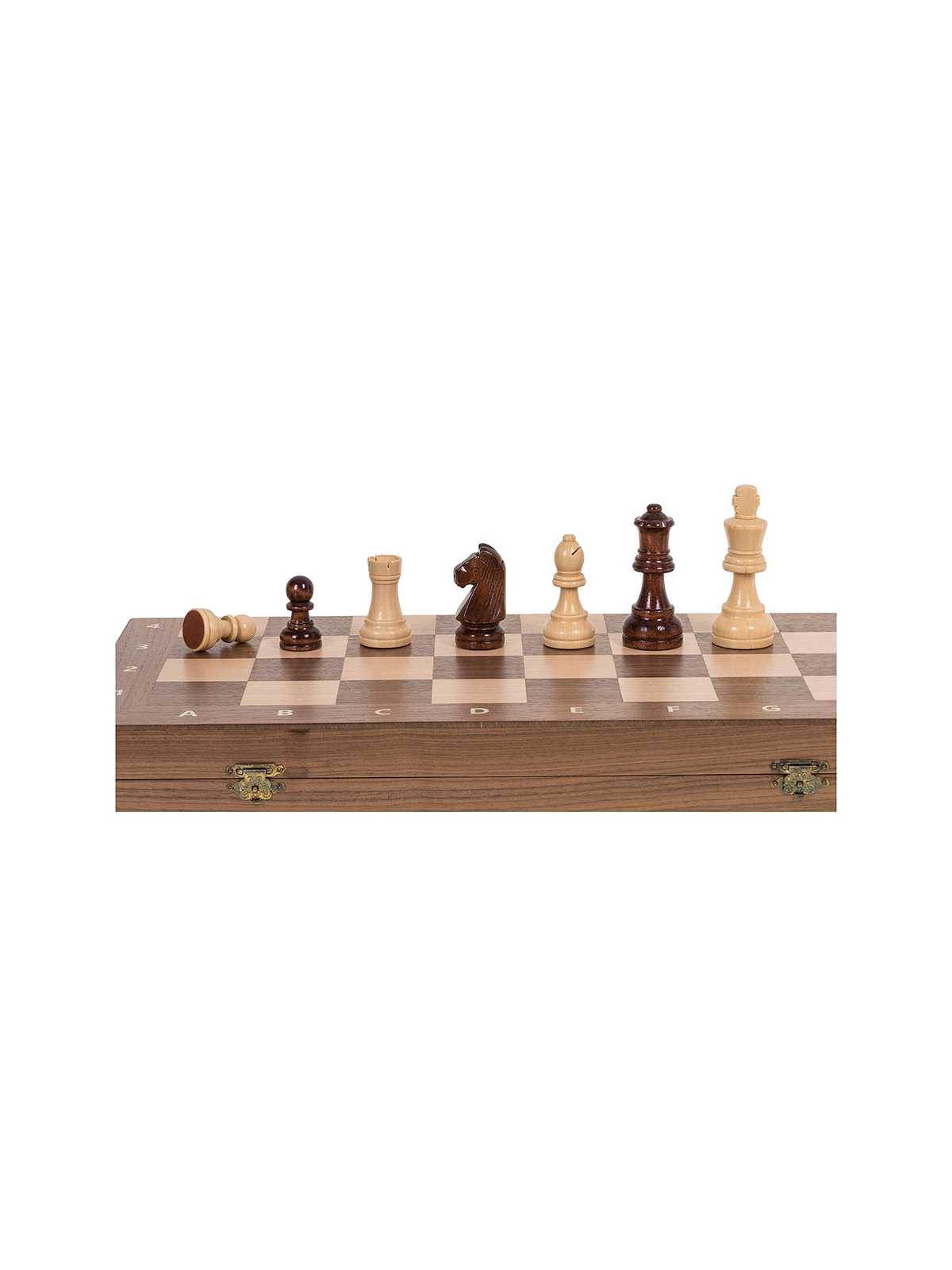 Magnetic Chess Tournament 470 - Walnut- Online Chess Shop - sklep-szachy.mom