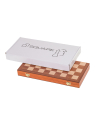 Chess Checkers Magnetic 380 - Mahogany L - sklep-szachy.mom