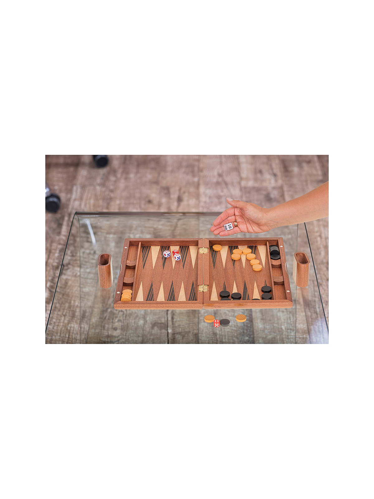 Backgammon 330 Exclusive - Mahagoni - Online Shop - sklep-szachy.mom