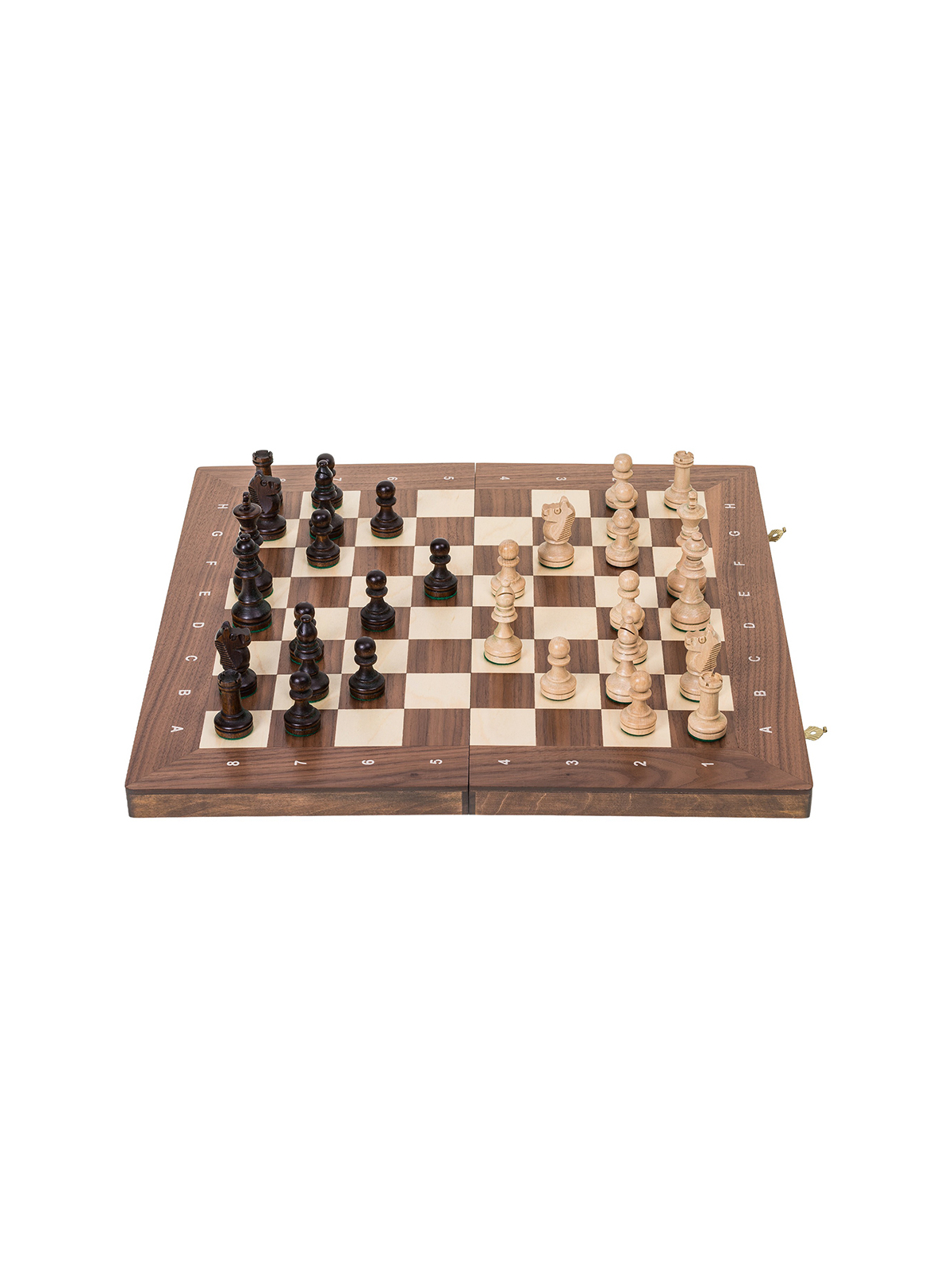 Schach aus Holz Turnier Nr. 4 - Nuss AG - Online Schach Shop - sklep-szachy.mom