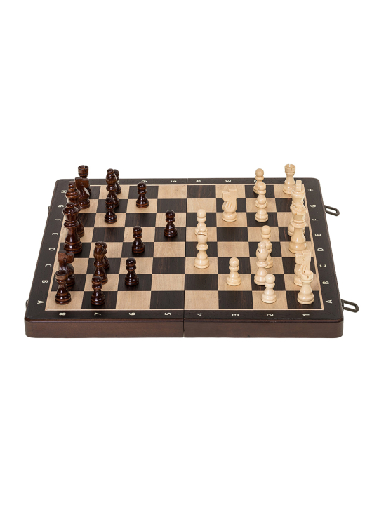 Szachy Warcaby Magnetyczne 380 - Heban - sklep-szachy.mom