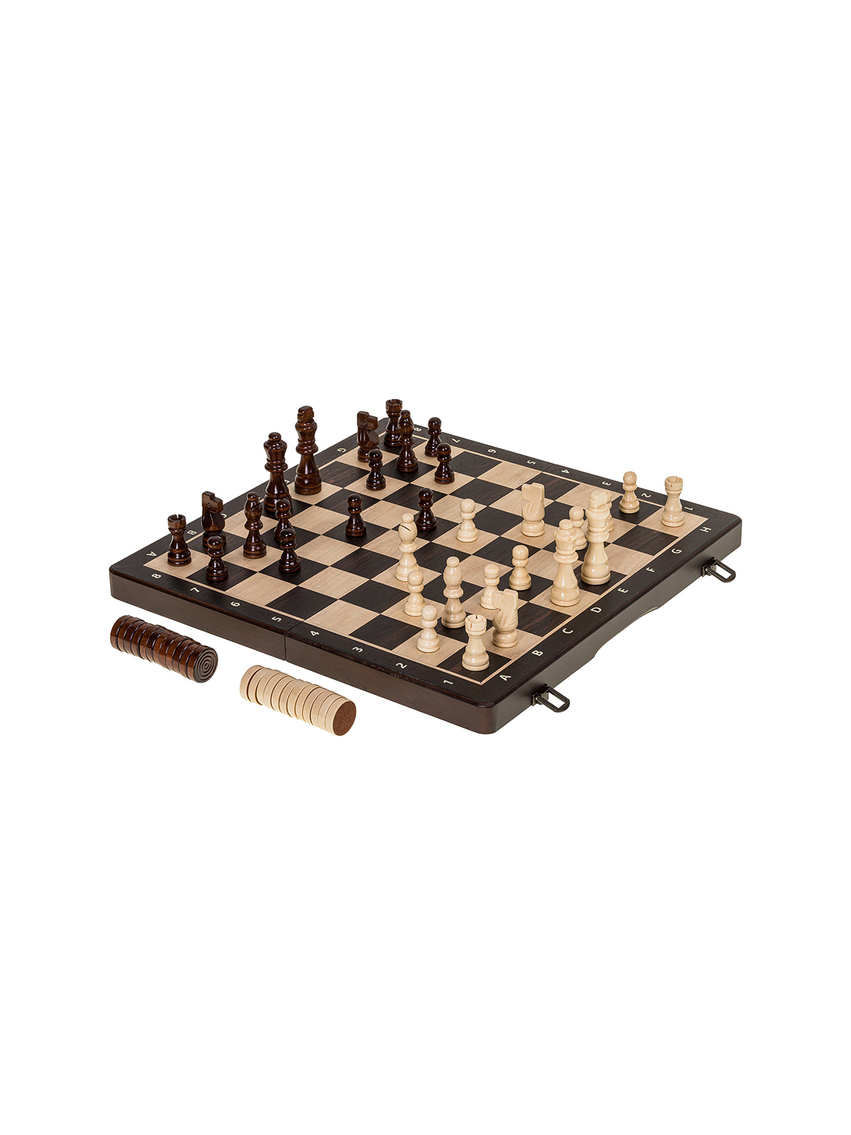 Szachy Warcaby Magnetyczne 380 - Heban - sklep-szachy.mom