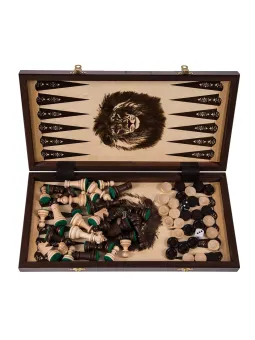 Löwe - Schach + Backgammon + Dame