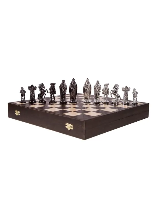 Schach Mittelalter - Silver Edition