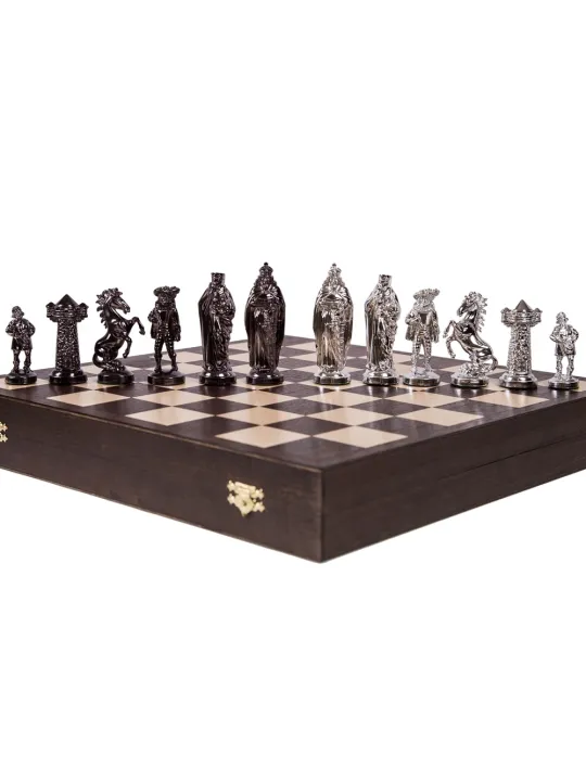 Schach Mittelalter - Silver Edition